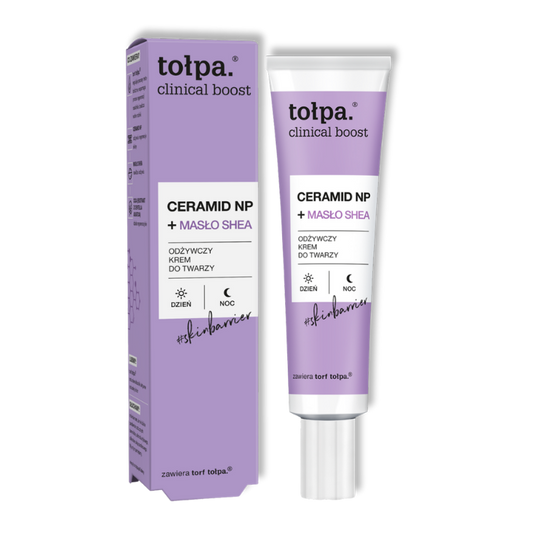TOŁPA Clinical Boost Ceramid NP + Sheaboter voedende gezichtscreme 40 ml