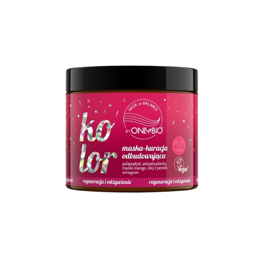 ONLYBIO Hair in Balance Kolor- Maska odbudowująca 280 ml