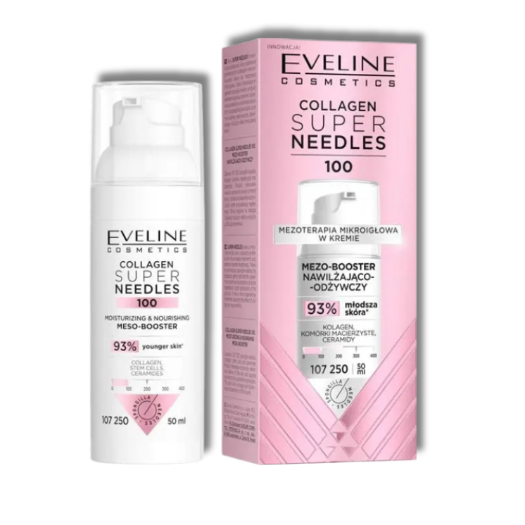 Eveline Collagen Super Needles 100 Mezo-Booster Hydratatie & Voeding 50ml