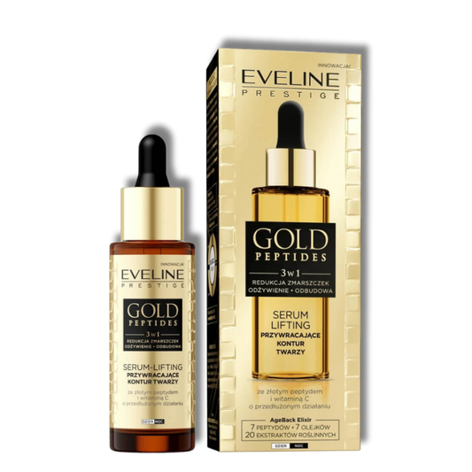 Eveline Gold Peptides Lifting Serum 3in1 Gezichtscontour 30ml