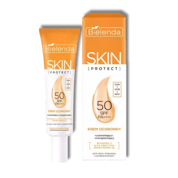 Bielenda Skin Protect Beschermende Crème SPF50 Verlichtend & Energiserend 40ml
