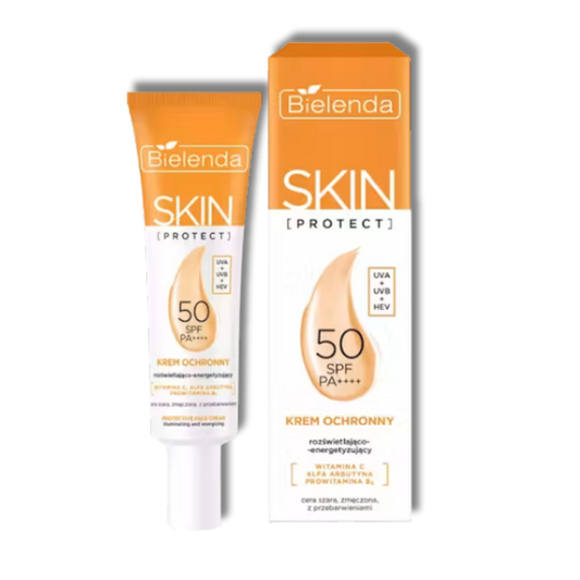Bielenda Skin Protect Beschermende Crème SPF50 Verlichtend & Energiserend 40ml