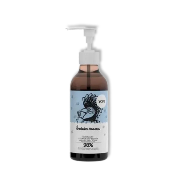 YOPE Naturalny szampon do włosów Świeża Trawa 300 ml