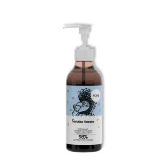 YOPE Naturalny szampon do włosów Świeża Trawa 300 ml