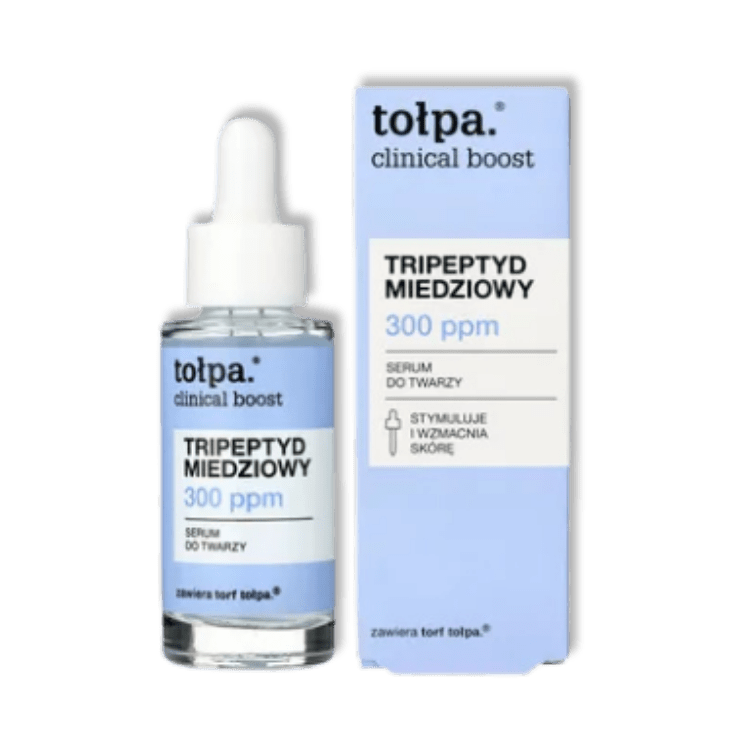 TOŁPA Clinical Boost Koper Tripeptide 300 ppm Gezichtsserum 30 ml - Milucevi Beauty Store