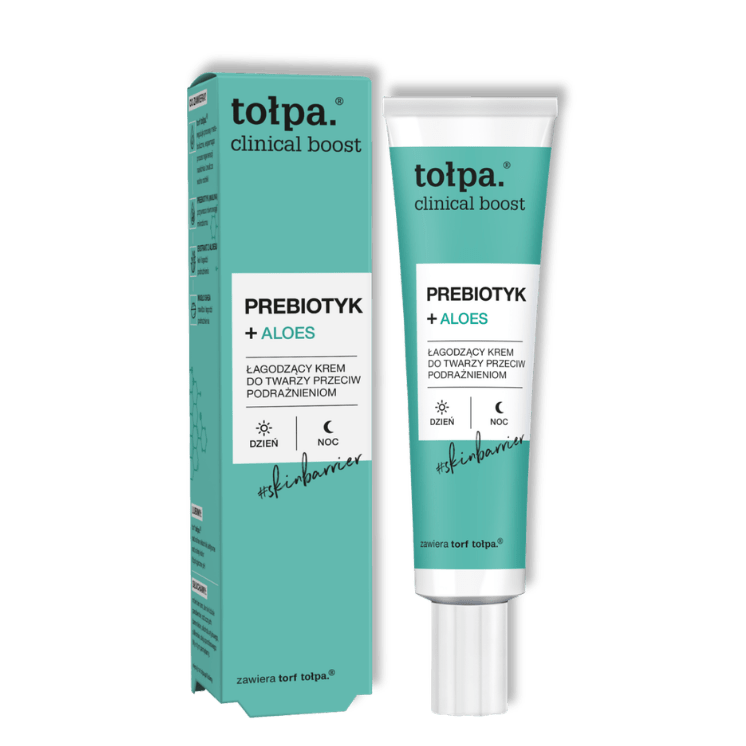 TOŁPA Clinical Boost Prebioticum + Aloë Vera Kalmerende Gezichtscrème 40 ml - Milucevi Beauty Store