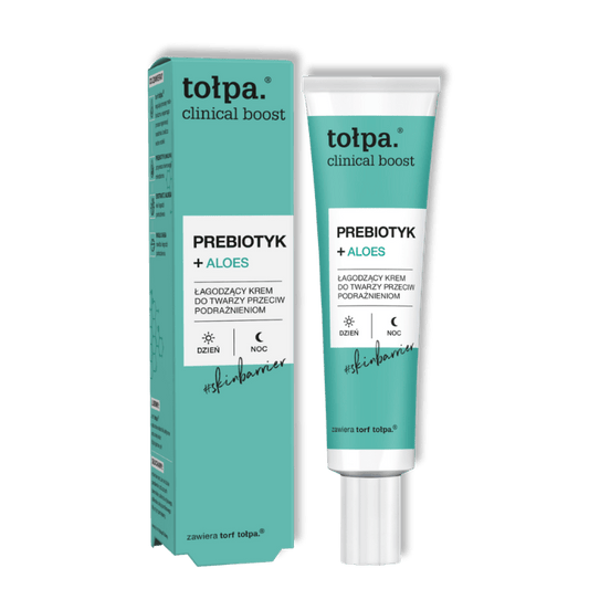 TOŁPA Clinical Boost Prebioticum + Aloë Vera Kalmerende Gezichtscrème 40 ml - Milucevi Beauty Store