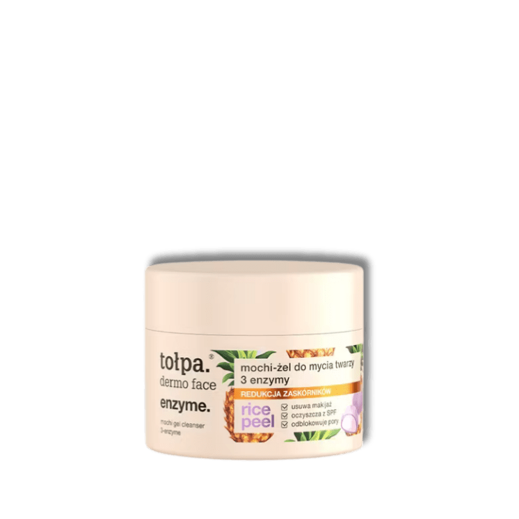 Tołpa Dermo Face Enzymy Mochi Gezichtsreinigingsgel 3 Enzymen Rice Peel 110 g - Milucevi Beauty Store