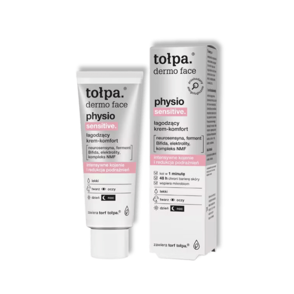 Tołpa Dermo Face Physio Sensitive Kalmerende Comfort Crème Dag & Nacht 40ml - Milucevi Beauty Store