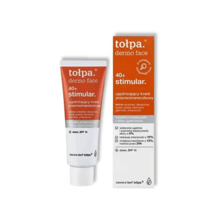 TOŁPA Dermo Face Stimular 40+ Verstevigend Anti-Rimpel Dagcrème SPF15 40 ml - Milucevi Beauty Store