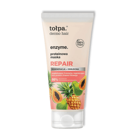 TOŁPA Dermo Hair Enzyme Protein Haarmasker Repair 200 ml - Milucevi Beauty Store