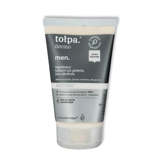 TOŁPA Dermo Men Kalmerende Aftershave Balsem Zonder Alcohol Sensitive 100 ml