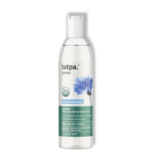TOŁPA Green Reiniging Zachte Micellair Water-Tonic 2-in-1 200 ml