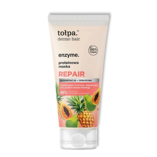 TOŁPA Dermo Hair Enzyme Proteinowa maska do włosów Regeneracja 200 ml