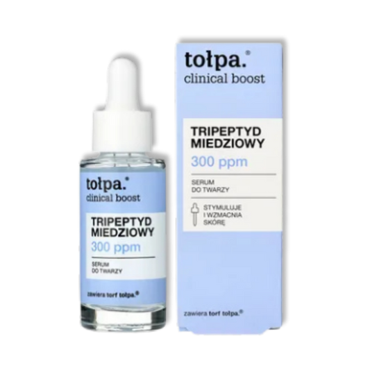 TOŁPA Clinical Boost Koper Tripeptide 300 ppm Gezichtsserum 30 ml