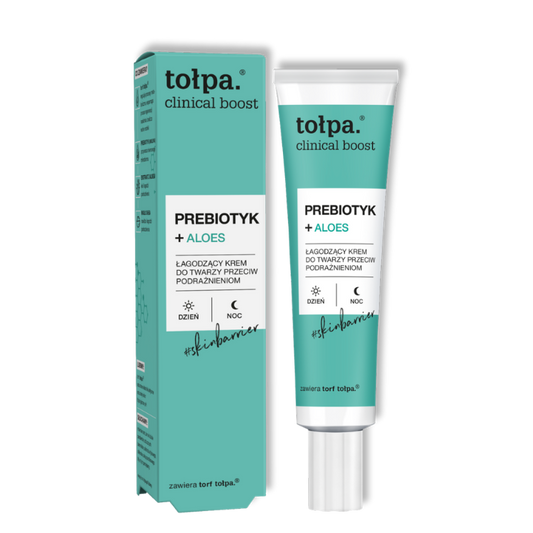 TOŁPA Clinical Boost Prebioticum + Aloë Vera Kalmerende Gezichtscrème 40 ml
