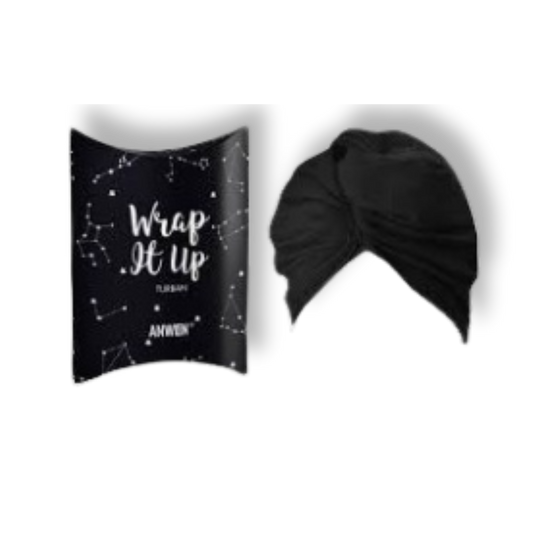 Anwen Wrap It Up Turban – Zwart