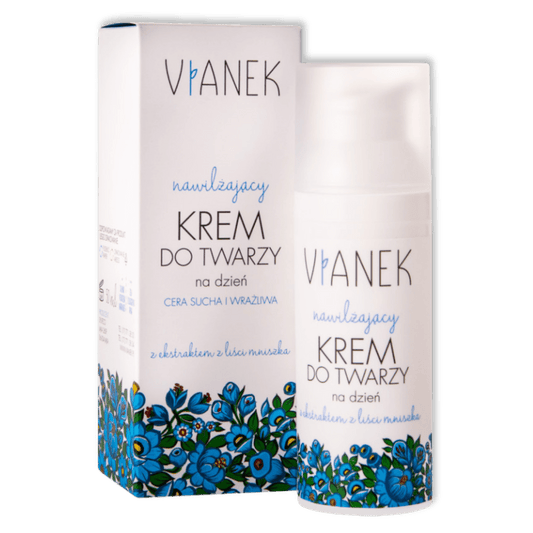 Vianek Hydraterende Dagcrème voor Droge en Gevoelige Huid 50ml - Milucevi Beauty Store