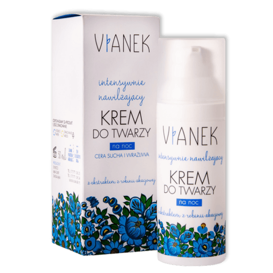 Vianek Intensief Hydraterende Nachtcrème 50ml - Milucevi Beauty Store