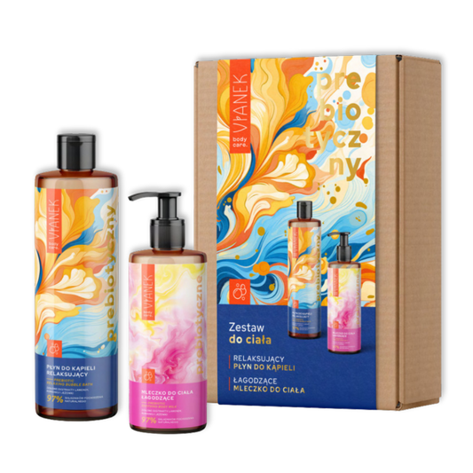 Vianek Prebiotische Lichaamsverzorgingsset - Badvloeistof 400ml + Bodymelk 300ml - Milucevi Beauty Store