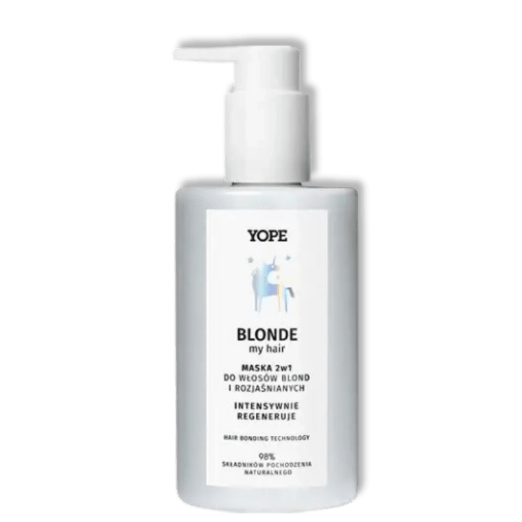 YOPE Blonde My Hair Masker 2-in-1 voor Blond en Geblondeerd Haar - Intensieve Regeneratie 300 ml - Milucevi Beauty Store