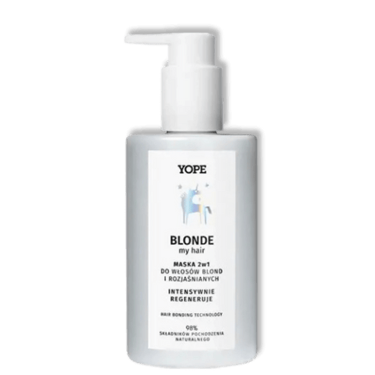 YOPE Blonde My Hair Masker 2-in-1 voor Blond en Geblondeerd Haar - Intensieve Regeneratie 300 ml - Milucevi Beauty Store
