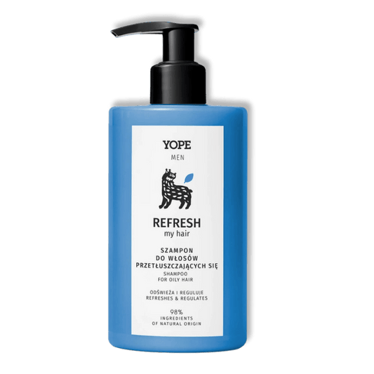 YOPE Men Refresh My Hair Shampoo voor Mannen voor Vet Haar 300 ml - Milucevi Beauty Store