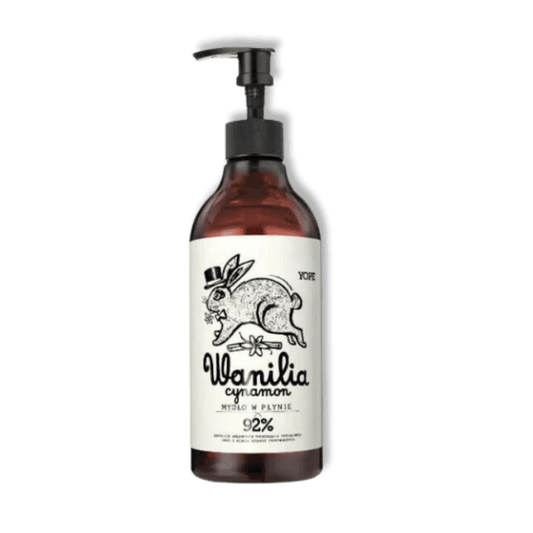 YOPE Natuurlijke Vloeibare Handzeep Vanille en Kaneel 500 ml - Milucevi Beauty Store