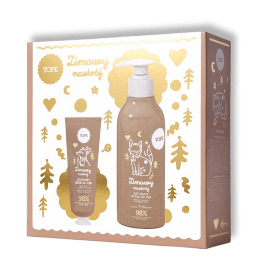 YOPE Wintersfeer Cadeauset Handcrème 50 ml + Handzeep 300 ml - Milucevi Beauty Store