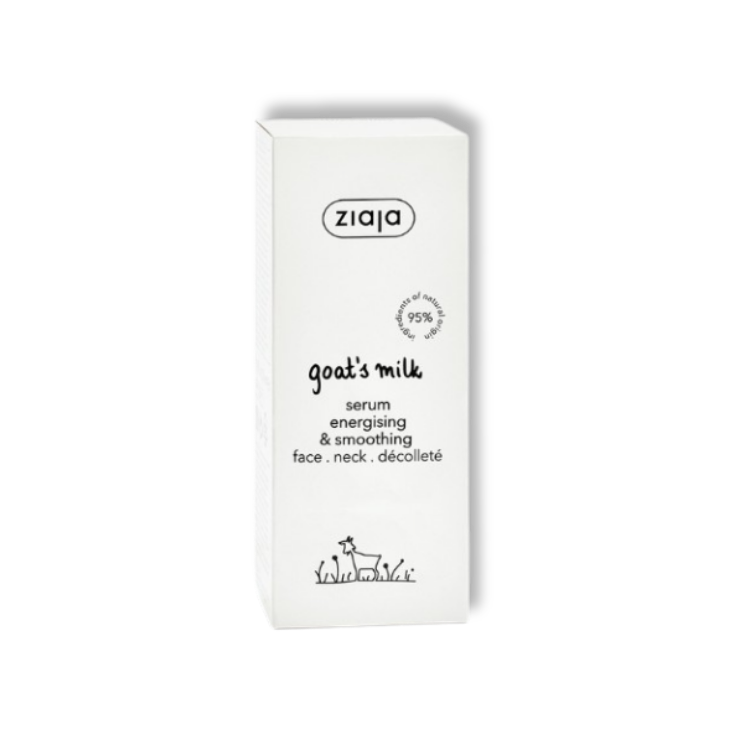 Ziaja Geitenmelk Gladmakend & Energiserend Serum voor Gezicht, Hals en Decolleté 50 ml