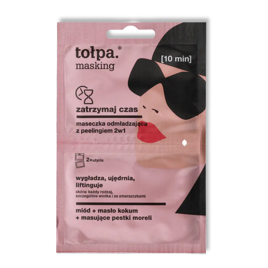 TOŁPA Masking Verjongende Masker met Peeling - Stop de Tijd 5mlx2