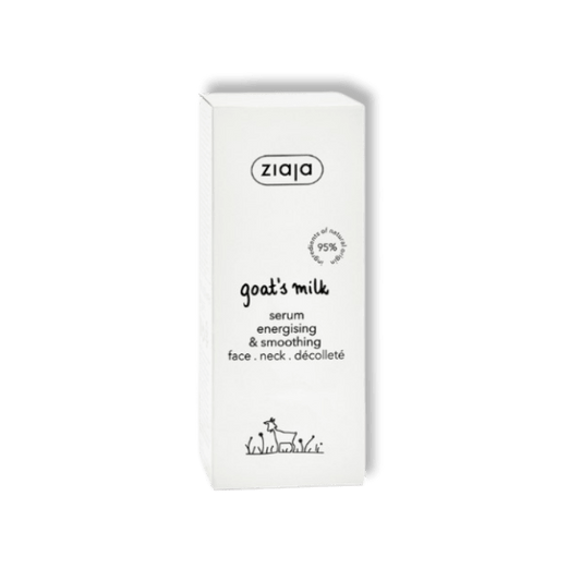 Ziaja Geitenmelk Gladmakend & Energiserend Serum voor Gezicht, Hals en Decolleté 50 ml - Milucevi Beauty Store