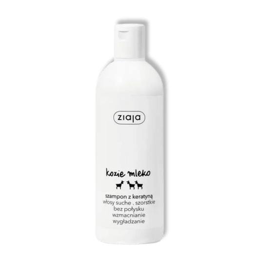 Ziaja Geitenmelk Shampoo met Keraïne voor Droog & Ruw Haar 400 ml - Milucevi Beauty Store