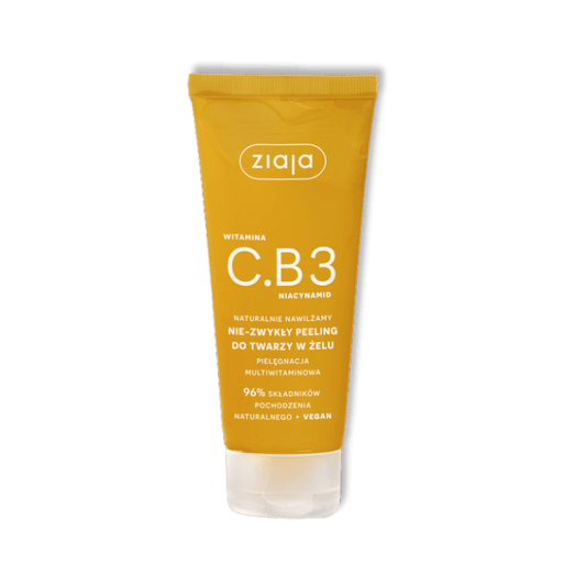 Ziaja Vitamin C.B3 Niacinamide – Multivitamin Gel Face Scrub - Milucevi Beauty Store