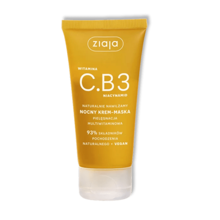 Ziaja Vitamine C.B3 Multivitamine Nachtcrème-Masker voor het Gezicht 50 ml - Milucevi Beauty Store