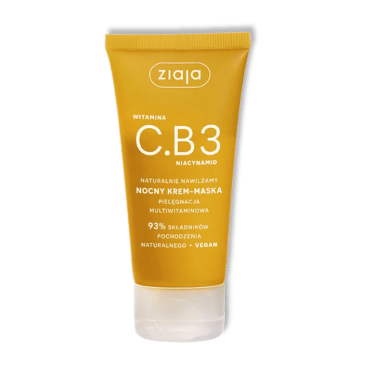 Ziaja Vitamine C.B3 Multivitamine Nachtcrème-Masker voor het Gezicht 50 ml - Milucevi Beauty Store