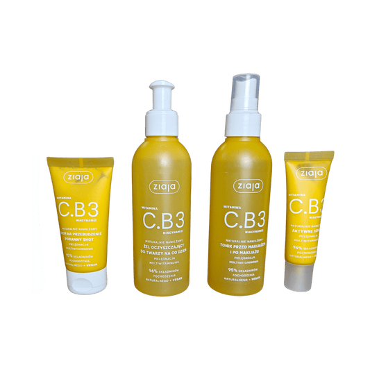 ✨ Ziaja Vitamine C.B3 Niacinamide Complete Gezichtsroutine Set - Milucevi Beauty Store