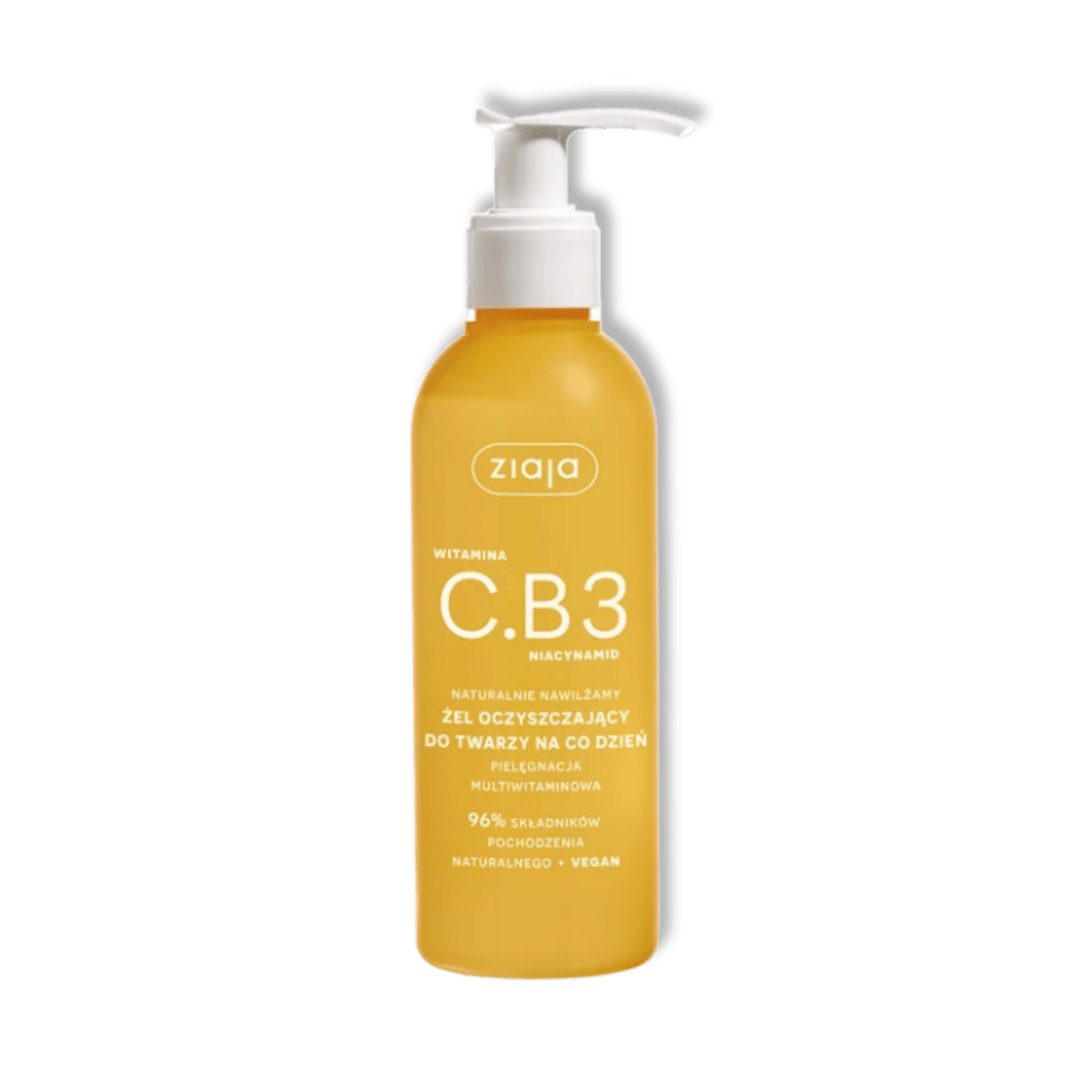 Ziaja Vitamine C.B3 Niacinamide Multivitamine Dagelijkse Reinigingsgel 190ml - Milucevi Beauty Store