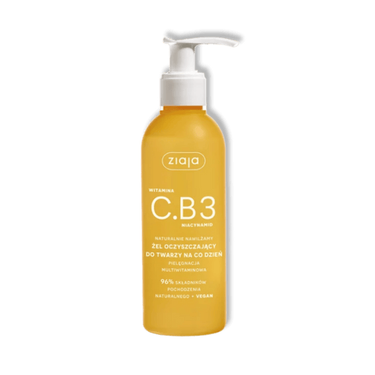 Ziaja Vitamine C.B3 Niacinamide Multivitamine Dagelijkse Reinigingsgel 190ml - Milucevi Beauty Store