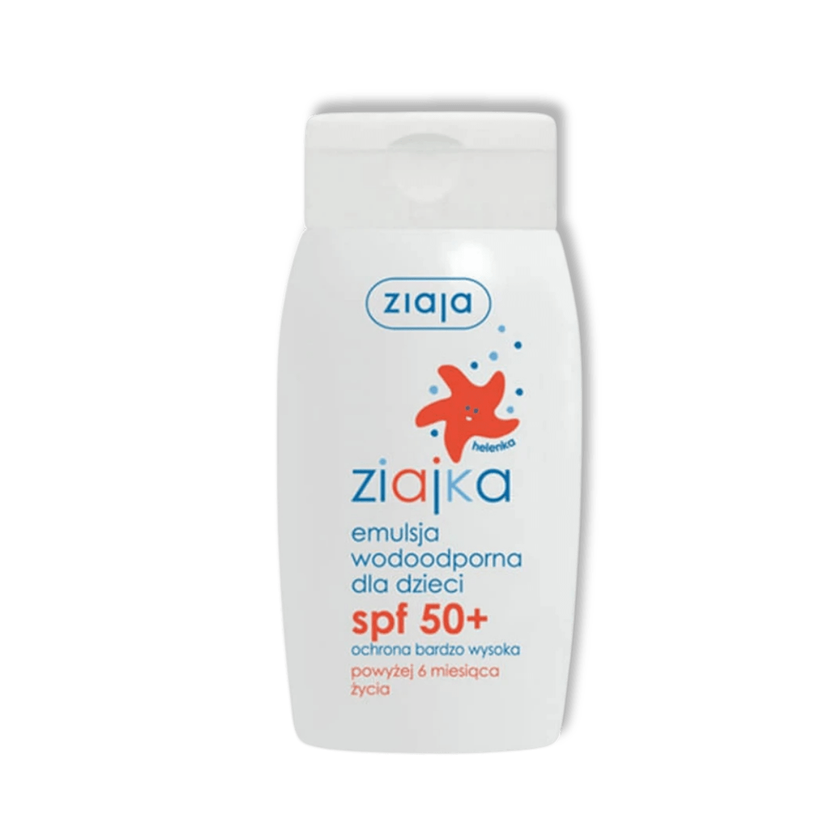 Ziaja Ziajka Waterbestendige Zonnebrandemulsie voor Kinderen SPF50+ Zeer Hoge Bescherming Vanaf 6 Maanden 125ml - Milucevi Beauty Store
